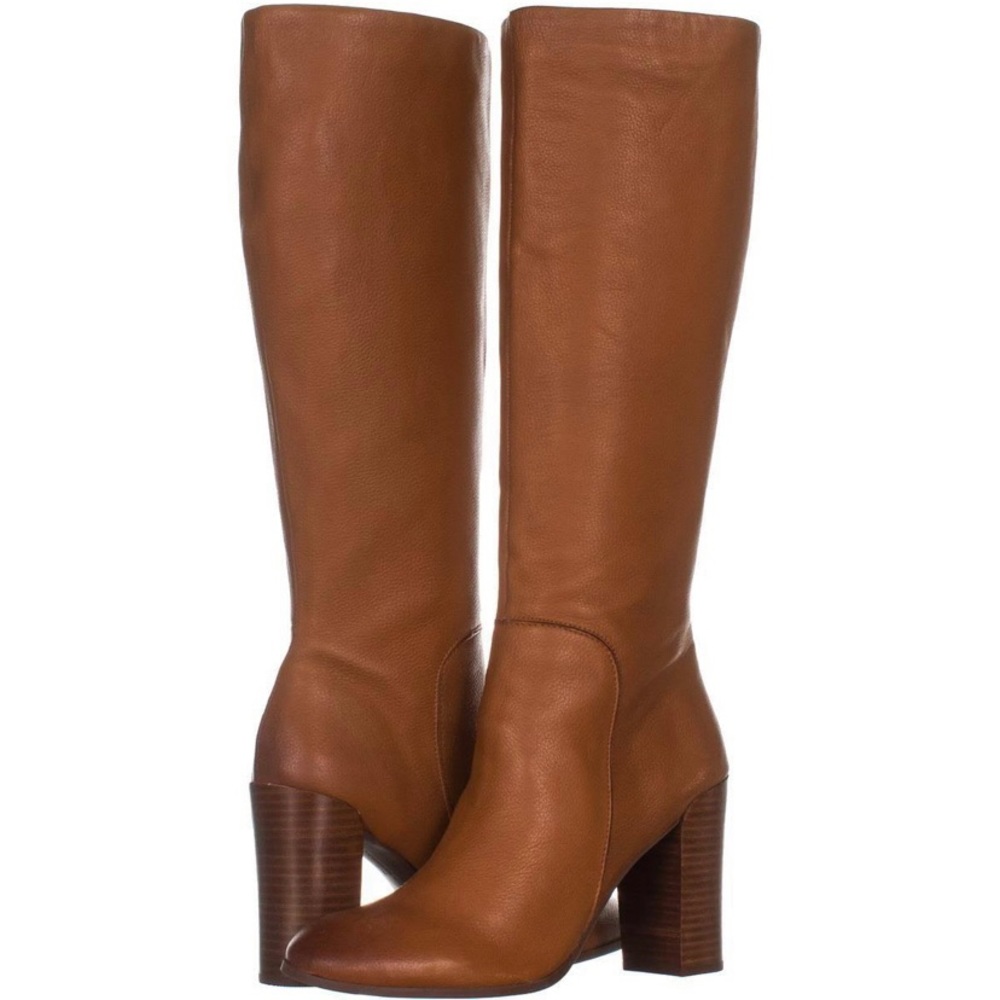 KENNETH COLE , TAN HEEL BOOTS